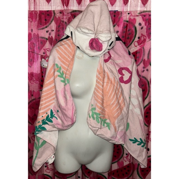 🩷 Hello Kitty Tropical Towel with Hood and Hand Pockets - Picture 5 of 8